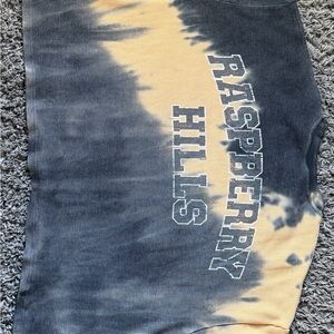 Tie-Dye Men’s Shirt - Blue and Yellow